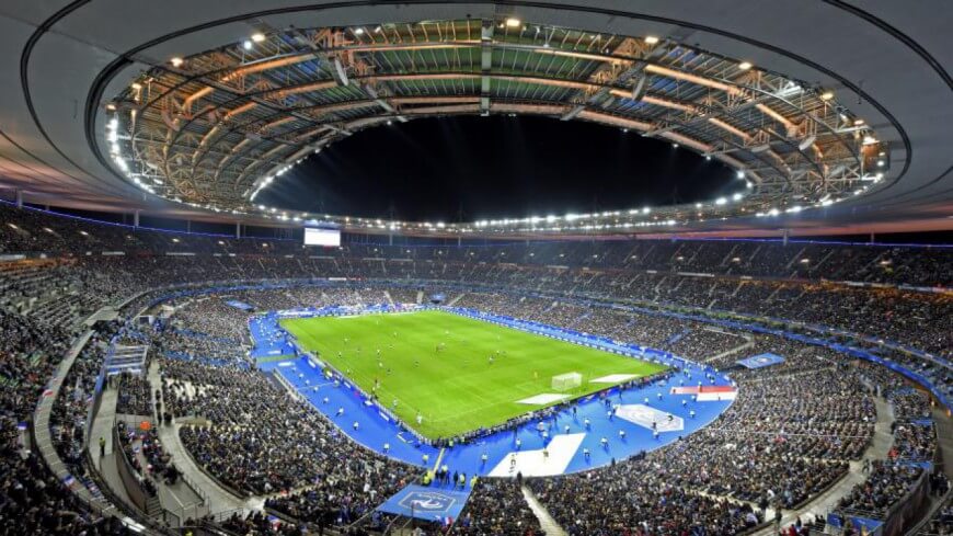 The Stade  de France one of the largest concert halls in 